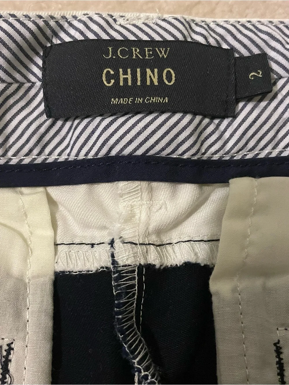 J. Crew back/white colorblock shorts-size 2 NWOT